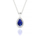 Solar | Pear Sapphire Pendant