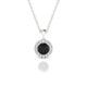 Solar | Pendentif Diamant Noir Rond