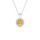 Solar | Pendentif Citrine Ronde