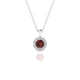 Solar | Round Garnet Pendant