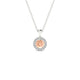 Solar | Pendentif Morganite Ronde