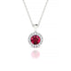 Solar | Round Ruby Pendant