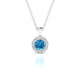 Solar | Round Topaz Pendant