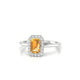 Solar | Bague Citrine Émeraude