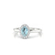 Solar | Oval Aquamarine Ring