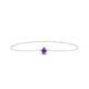 Sparkle | Oval Amethyst Bracelet