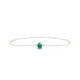 Sparkle | Oval Emerald Bracelet