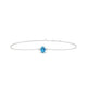 Sparkle | Oval Topaz Bracelet