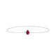 Sparkle | Pear Ruby Bracelet