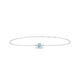 Sparkle | Round Aquamarine Bracelet
