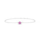 Sparkle | Round Pink Sapphire Bracelet
