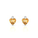 Sparkle | Boucles d'oreilles Citrine Cœur