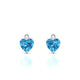 Sparkle | Boucles d'oreilles Topaze Cœur