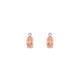 Sparkle | Oval Morganite Earrings