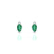 Sparkle | Boucles d'oreilles Émeraude Poire
