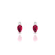 Sparkle | Boucles d'oreilles Rubis Poire