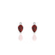 Sparkle | Boucles d'oreilles Grenat Poire