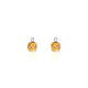 Sparkle | Boucles d'oreilles Citrine Ronde