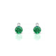 Sparkle | Boucles d'oreilles Émeraude Ronde