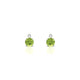 Sparkle | Boucles d'oreilles Péridot Rond