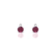 Sparkle | Boucles d'oreilles Rhodolite Ronde