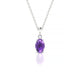 Sparkle | Oval Amethyst Pendant