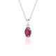 Sparkle | Oval Rhodolite Pendant
