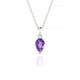 Sparkle | Pear Amethyst Pendant