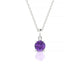 Sparkle | Round Amethyst Pendant