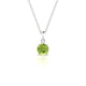 Sparkle | Round Peridot Pendant