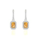 Sunrise | Boucles d'oreilles Citrine Émeraude