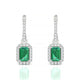Sunrise | Emerald Emerald Earrings