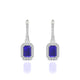 Sunrise | Emerald Tanzanite Earrings