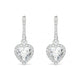 Sunrise | Boucles d'oreilles Diamant Cœur