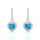 Sunrise | Boucles d'oreilles Topaze Cœur