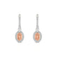 Sunrise | Oval Morganite Earrings