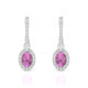 Sunrise | Oval Pink Sapphire Earrings