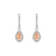 Sunrise | Pear Morganite Earrings