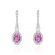 Sunrise | Boucles d'oreilles Saphir Rose Poire