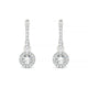 Sunrise | Round Diamond Earrings