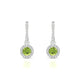 Sunrise | Boucles d'oreilles Péridot Rond