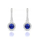 Sunrise | Boucles d'oreilles Saphir Rond