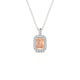 Sunrise | Emerald Morganite Pendant