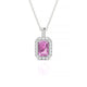 Sunrise | Pendentif Saphir Rose Émeraude