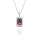 Sunrise | Emerald Rhodolite Pendant