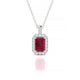 Sunrise | Emerald Ruby Pendant