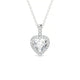 Sunrise | Heart Diamond Pendant