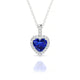 Sunrise | Heart Sapphire Pendant
