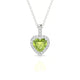 Sunrise | Heart Peridot Pendant