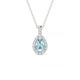 Sunrise | Pendentif Aigue-marine Poire